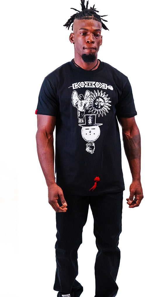 DRIFT3R luxury cotton shirt with front and back artwork