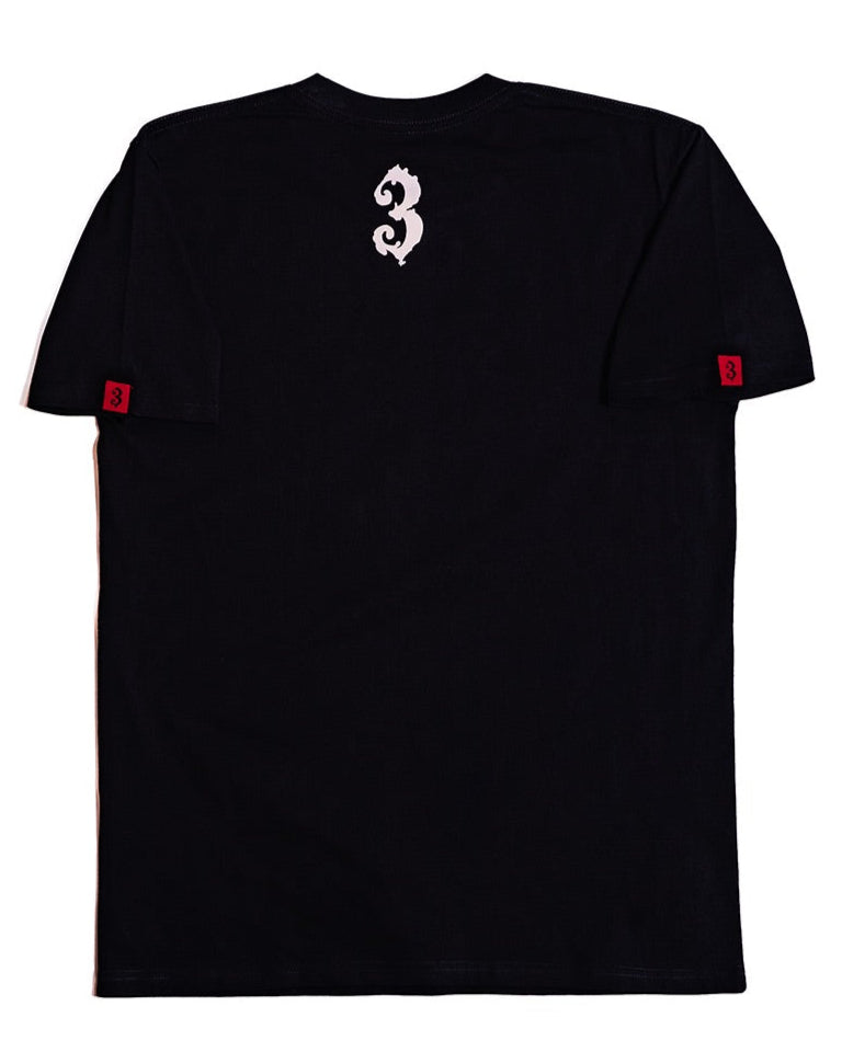 Heavyweight cotton shirt with embroidered patches