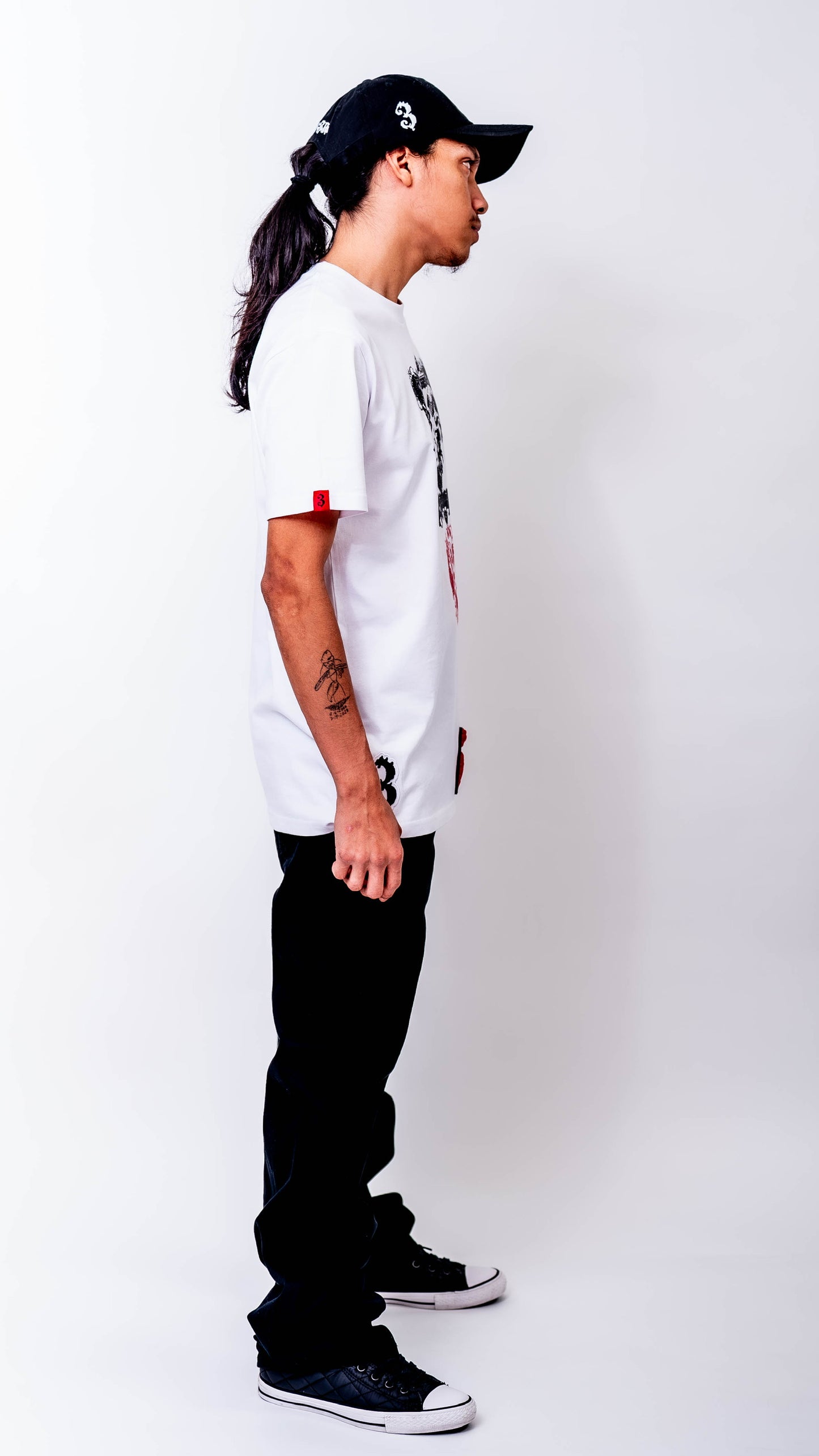 3Khrysomallos White Heavyweight Graphic Shirt
