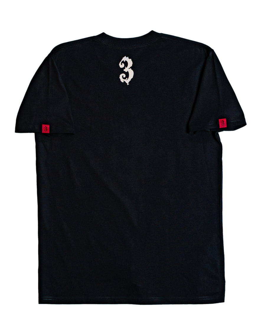 Streetwear cotton shirt with embroidered details